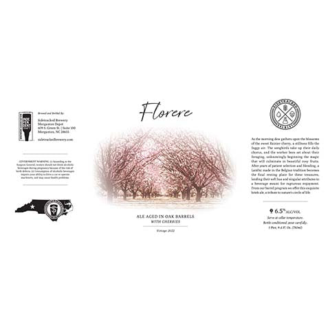 Sidetracked Florere Ale by Sidetracked Brewery, beer label