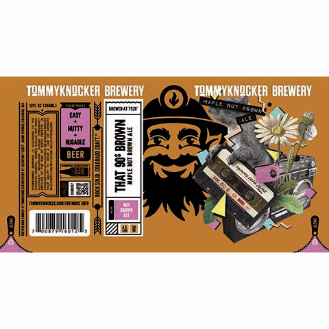 Tommyknocker That 90s Brown Maple Nut Brown Ale by Tommyknocker, beer label