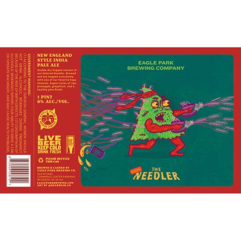 The Dual Needler New England Style IPA by Eagle Park Brewing Company, beer label