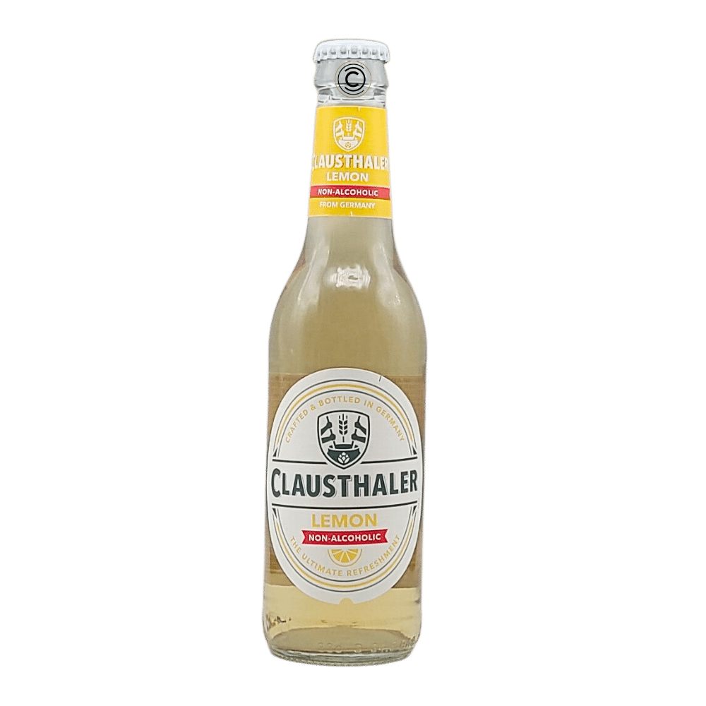 Lemon Radler Non-Alcoholic by Clausthaler, beer label