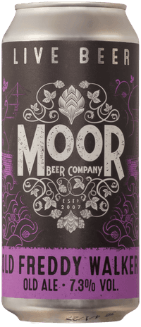 Moor Old Freddy Walker by Moor Beer Company, beer label