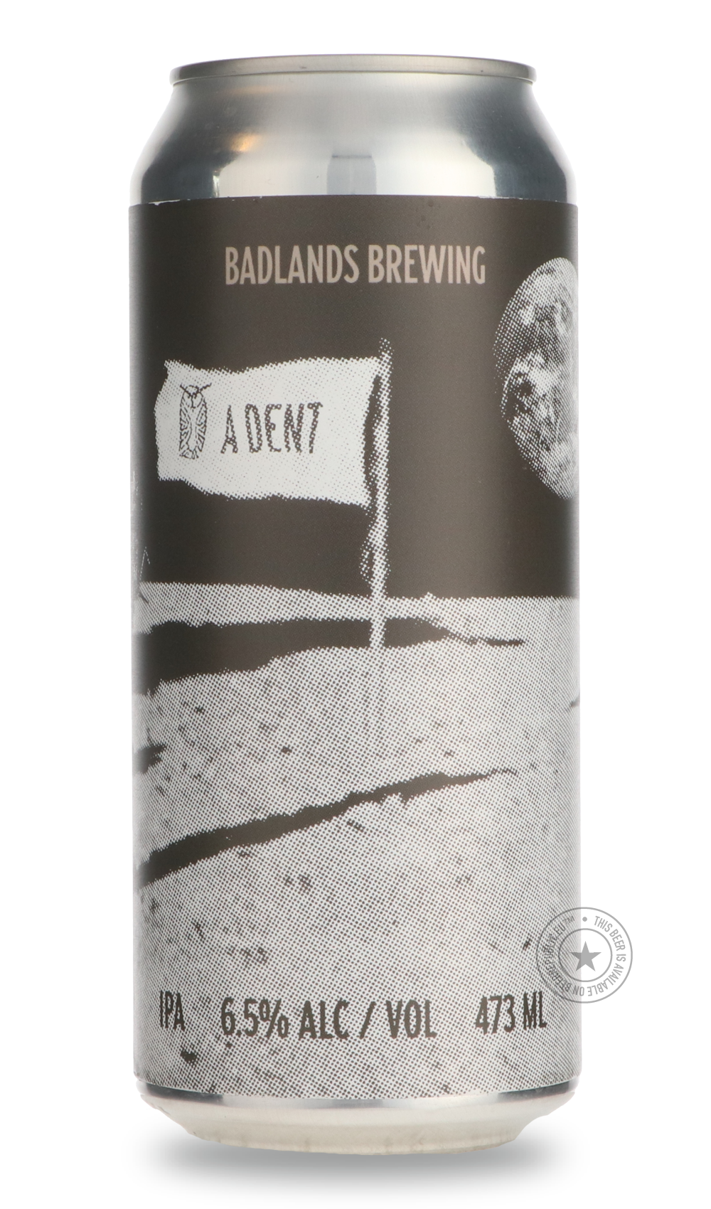 A Dent by Badlands Brewery, beer label
