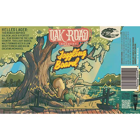 Oak Road Joggling Board Helles Lager by Oak Road Brewery, beer label