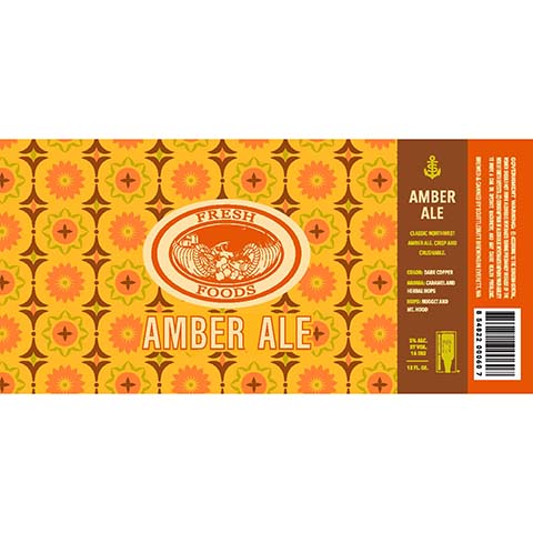 Scuttlebutt Fresh Foods Amber Ale by Scuttlebutt Brewing Co, beer label