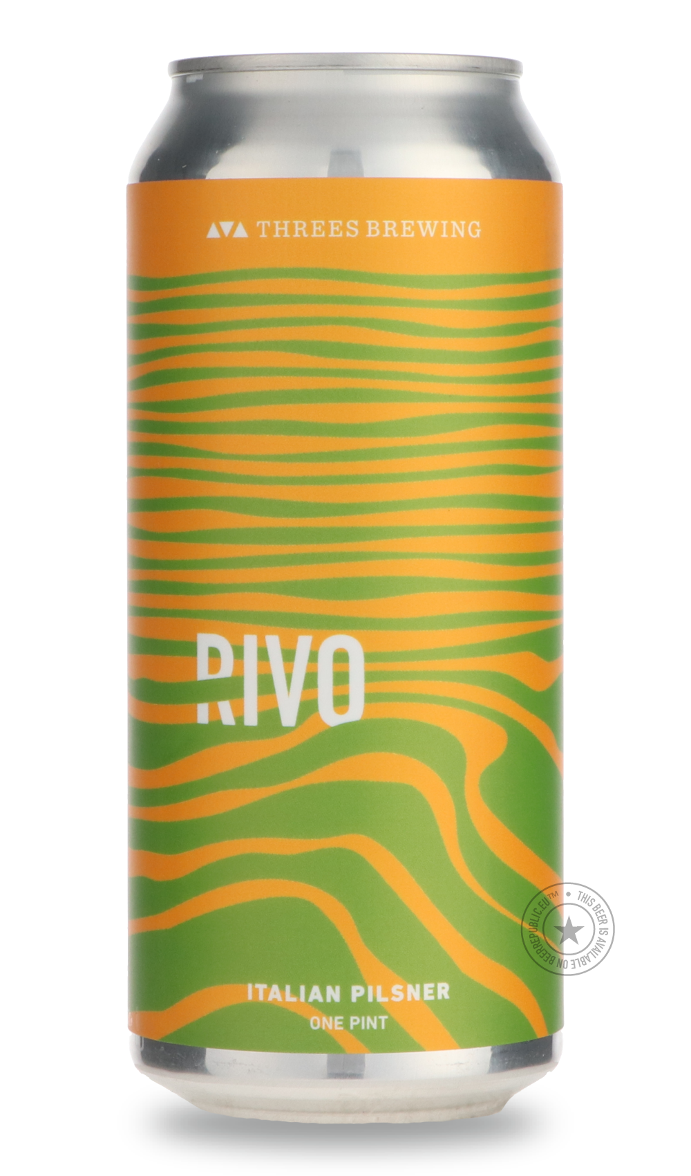 Rivo by Threes Brewing, beer label