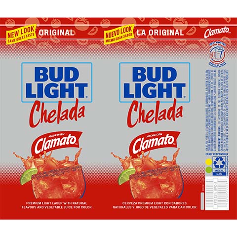 Bud Light Original Chelada by Anheuser-Busch, beer label