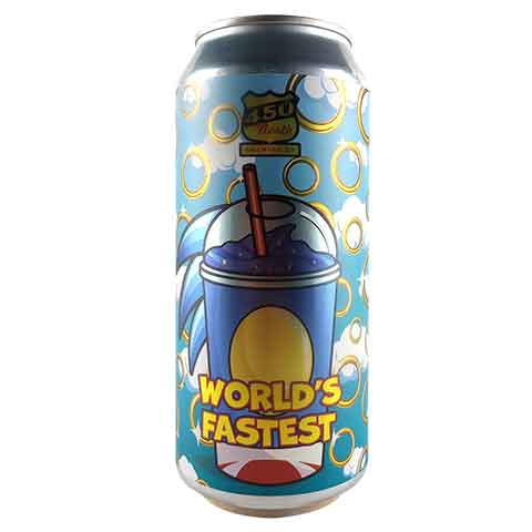 450 North World's Fastest Slushy XL Sour by 450 North Brewing Company, beer label
