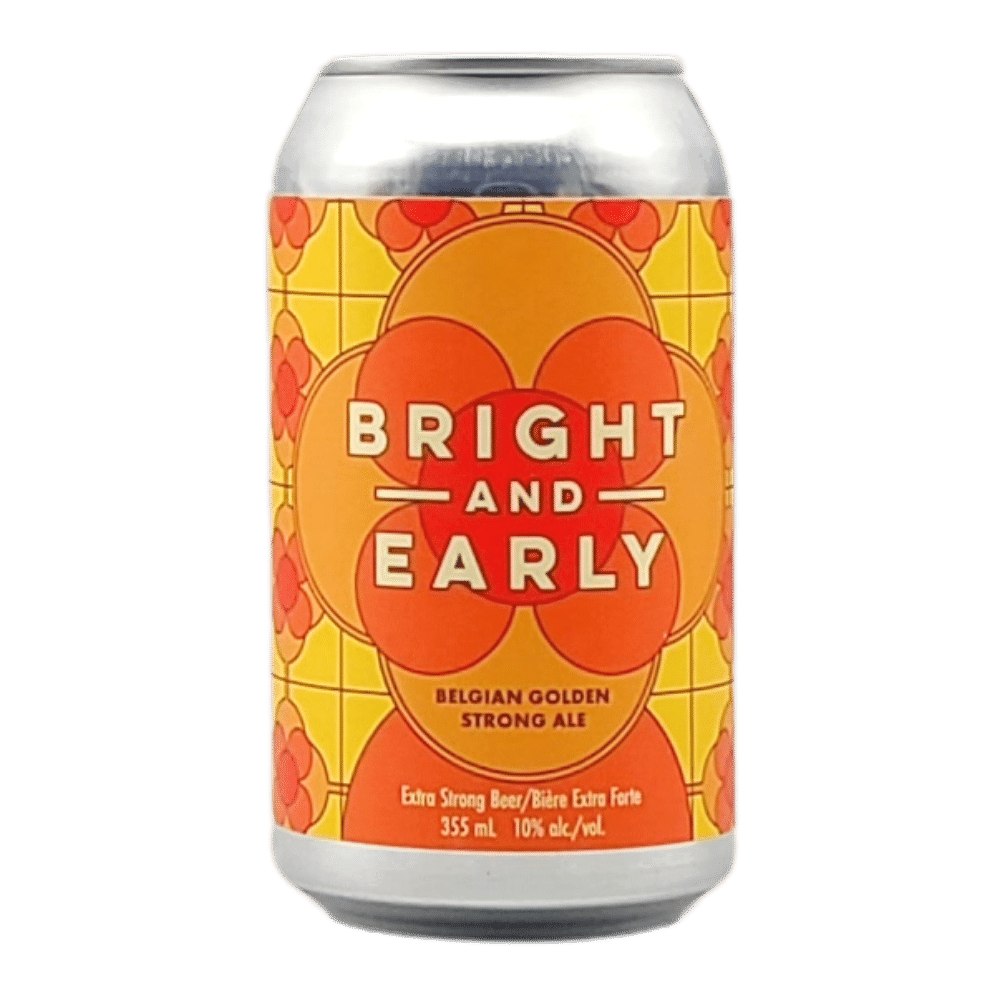 Bright & Early Belgian by Cabin Brewing Company, beer label