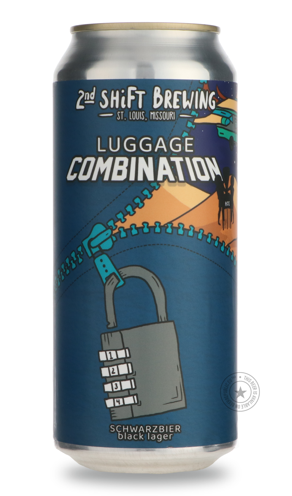 Luggage Combination by 2nd Shift Brewing Co, beer label