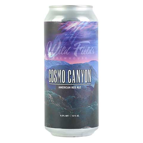 Wild Fields Cosmo Canyon Red Ale by Wild Fields Brewhouse, beer label