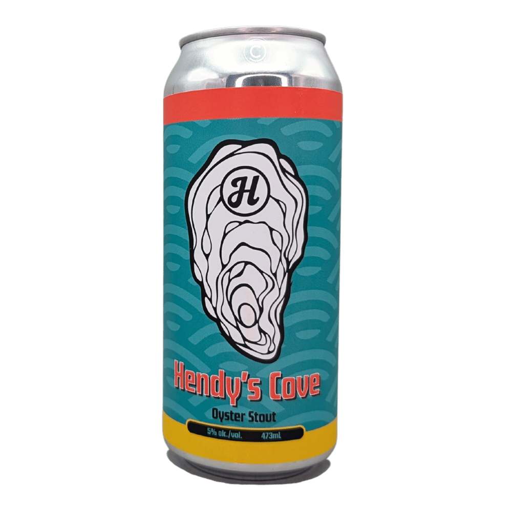 Hendy's Cove Oyster Stout by Henderson Brewing Company Inc, beer label