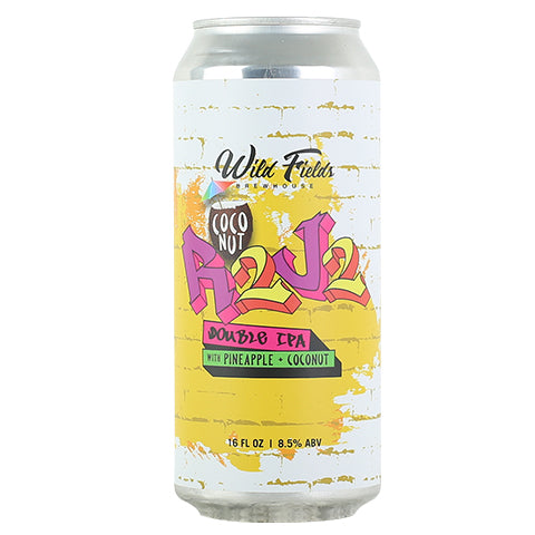 Wild Fields R2J2 W/ Coconut Double IPA by Wild Fields Brewhouse, beer label