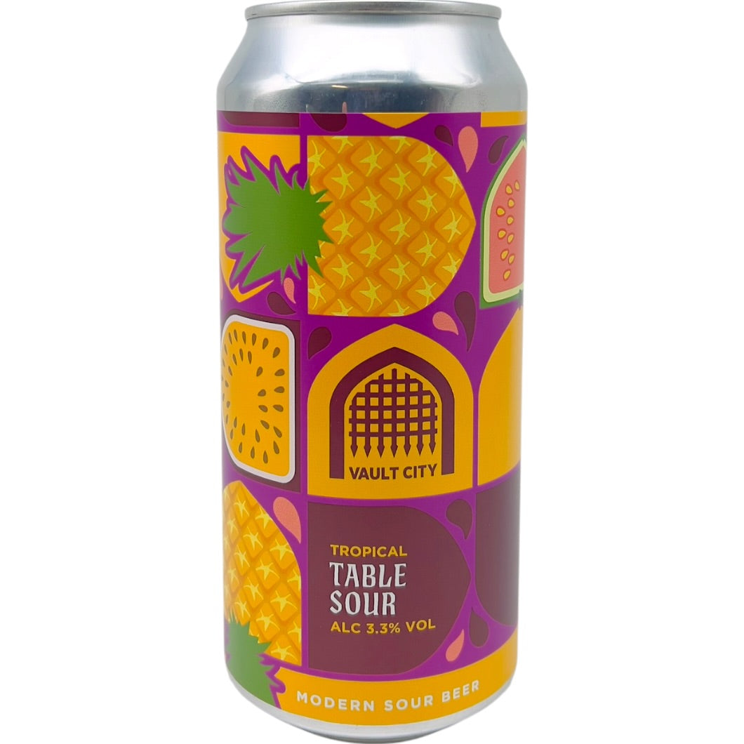 Vault City Tropical Table Sour by Vault City Brewing Ltd., beer label