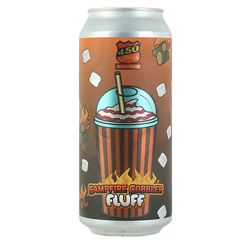 450 North Campfire Cobbler Fluff Slushmallow Sour by 450 North Brewing Company, beer label