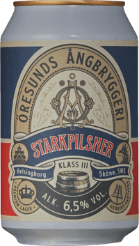 Öresunds Ångbryggeri Starkpilsner by Benchwarmers Brewing Co, beer label