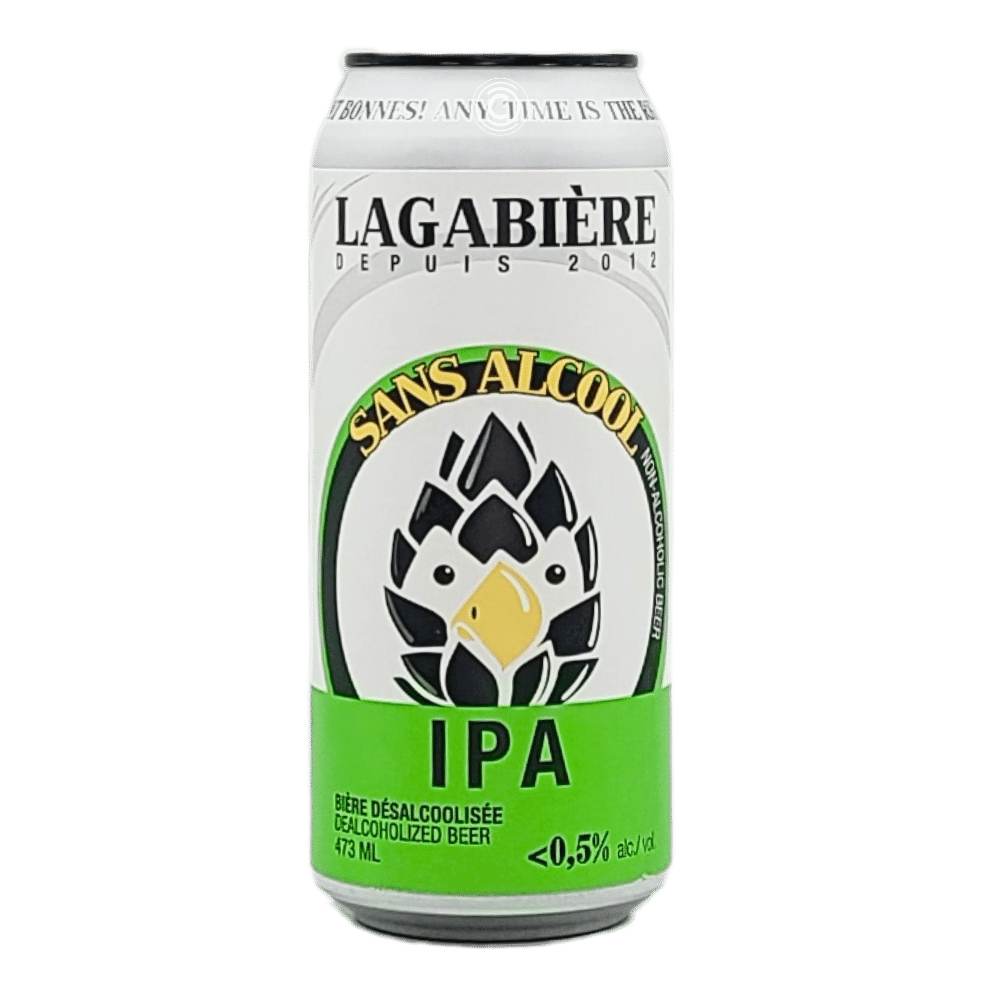 Non-Alcoholic IPA by Lagabière Microbrewery, beer label
