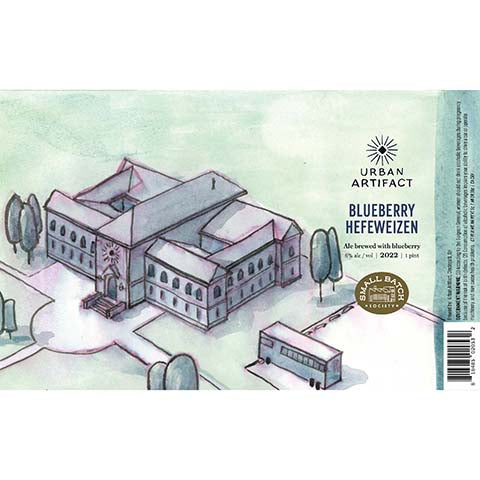 Urban Artifact Blueberry Hefeweizen Ale by Urban Artifact, beer label