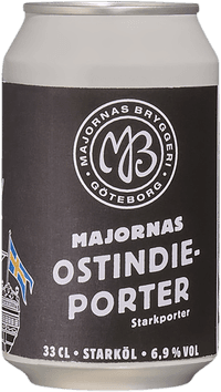 Ostindieporter by Majornas Bryggeri, beer label