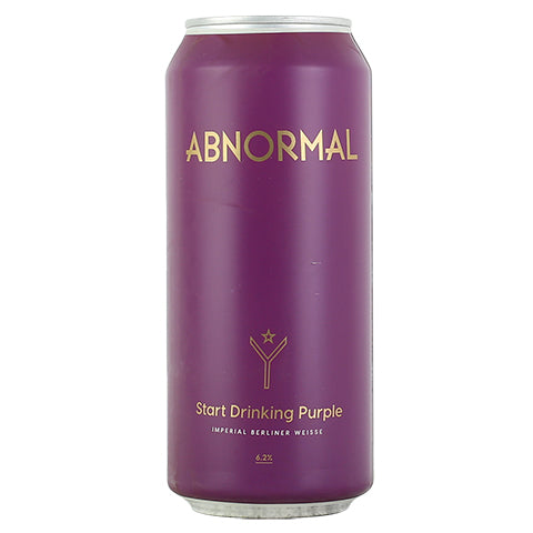 Abnormal Start Drinking Purple Sour by Abnormal Beer Company, beer label