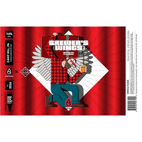 Ever Grain Brewer's Wings Imperial Pilsner by Ever Grain Brewing Co, beer label