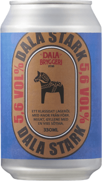 Dalabryggeri Dalastark by Snickerivägens bryggeri AB/ Dalabryggeri, beer label