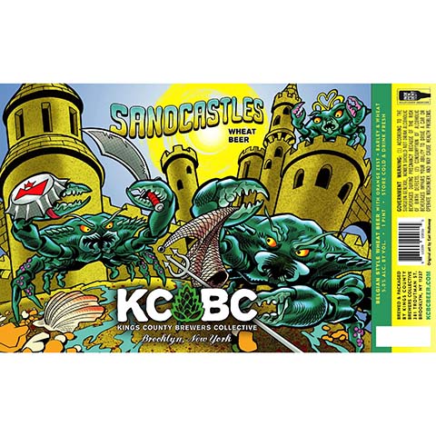 Kings County Brewers Collective Sandcastles Wheat by Kings County Brewers Collective, beer label
