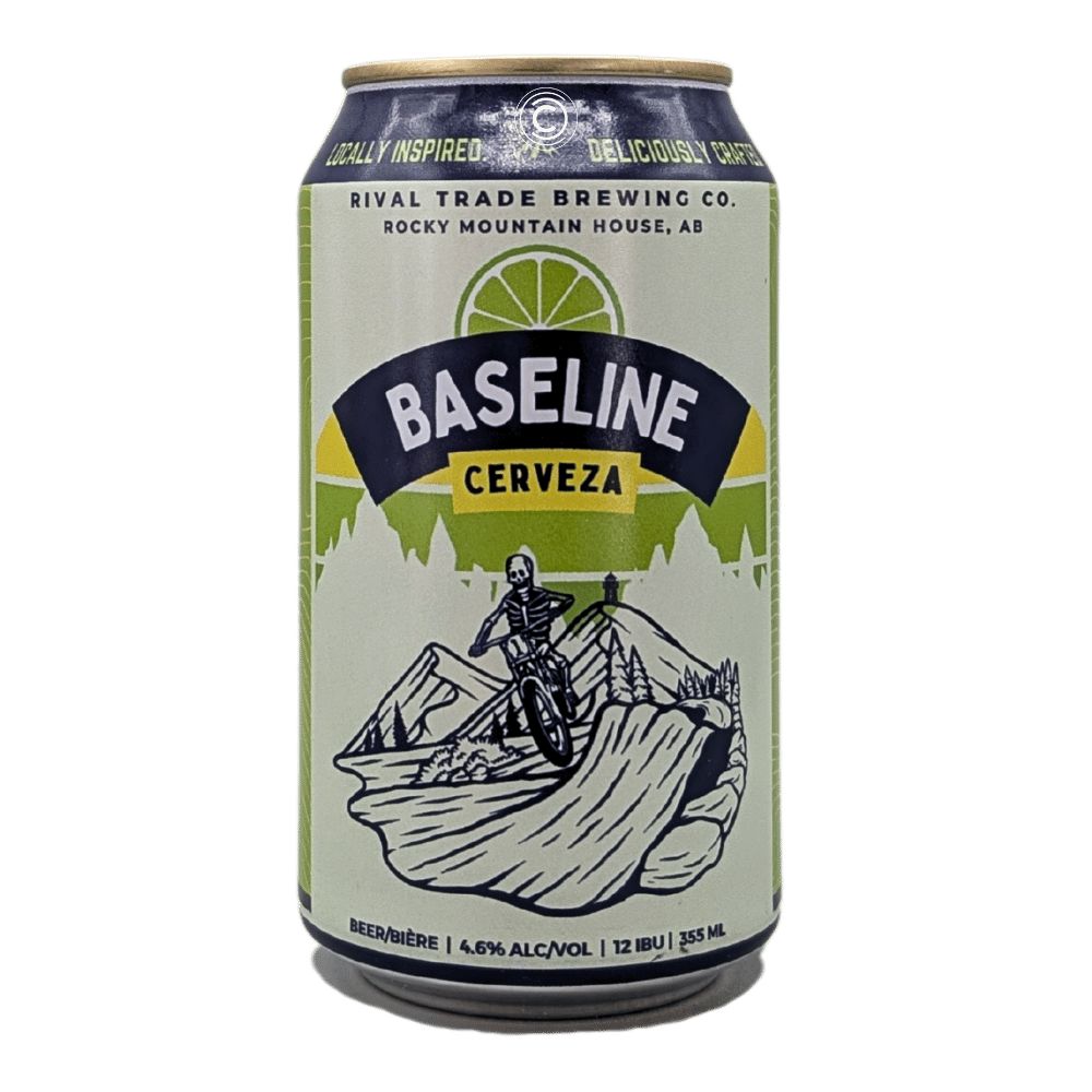 Co. Baseline Cerveza by Rival Trade Brewing, beer label