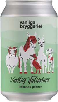 Vanlig italienare by Vanliga Bryggeriet Göteborg, beer label