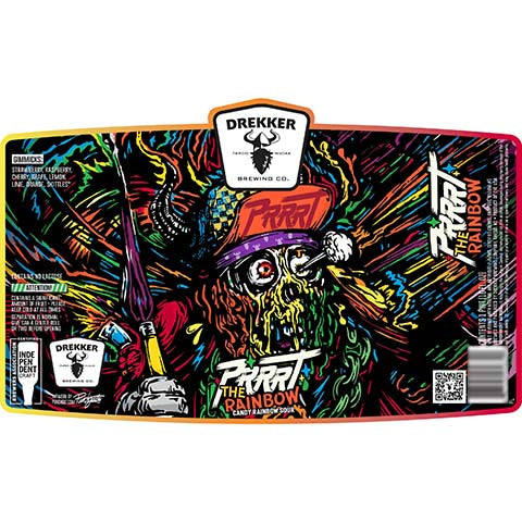 Drekker PRRRT The Rainbow Candy Rainbow Sour by Drekker Brewing Company, beer label