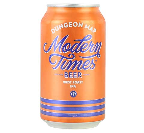 Modern Times Dungeon Map IPA by Modern Times Beer, beer label