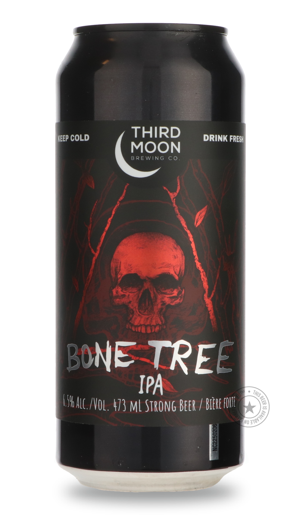 Bone Tree by Third Moon, beer label