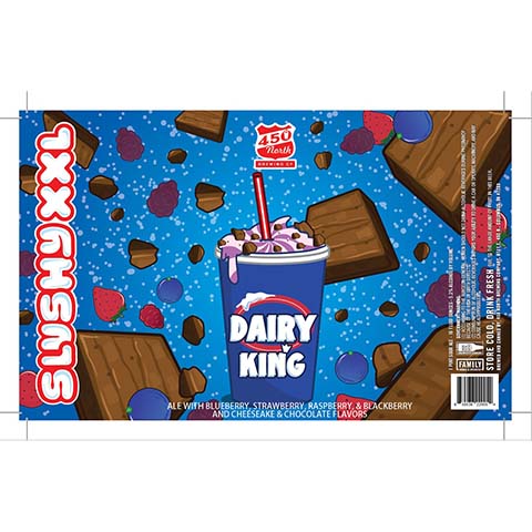 450 North Slushy XXL Dairy King Sour by 450 North Brewing Company, beer label