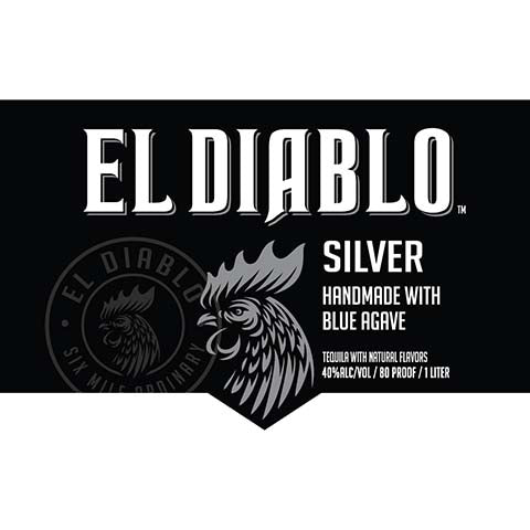 El Diablo Silver Tequila by El Diablo, beer label