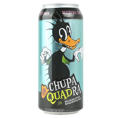 Duck Foot Chupaquadra Quadruple Ale by Duck Foot Brewing Co., beer label
