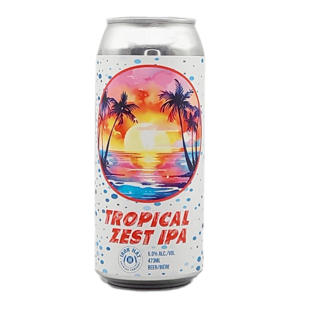 Tropical Zest IPA by Iron Hat Brewing Company, beer label