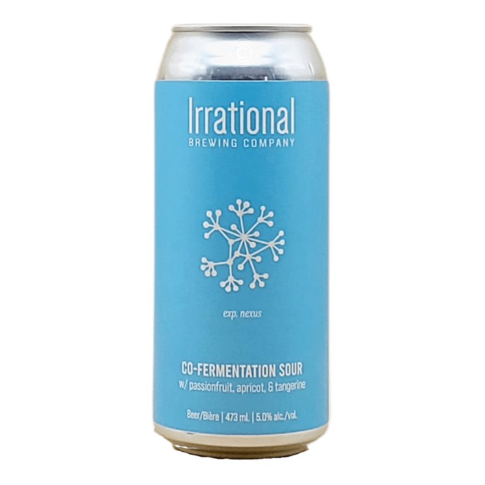 Exp. Nexus Sour by Irrational Brewing Company, beer label