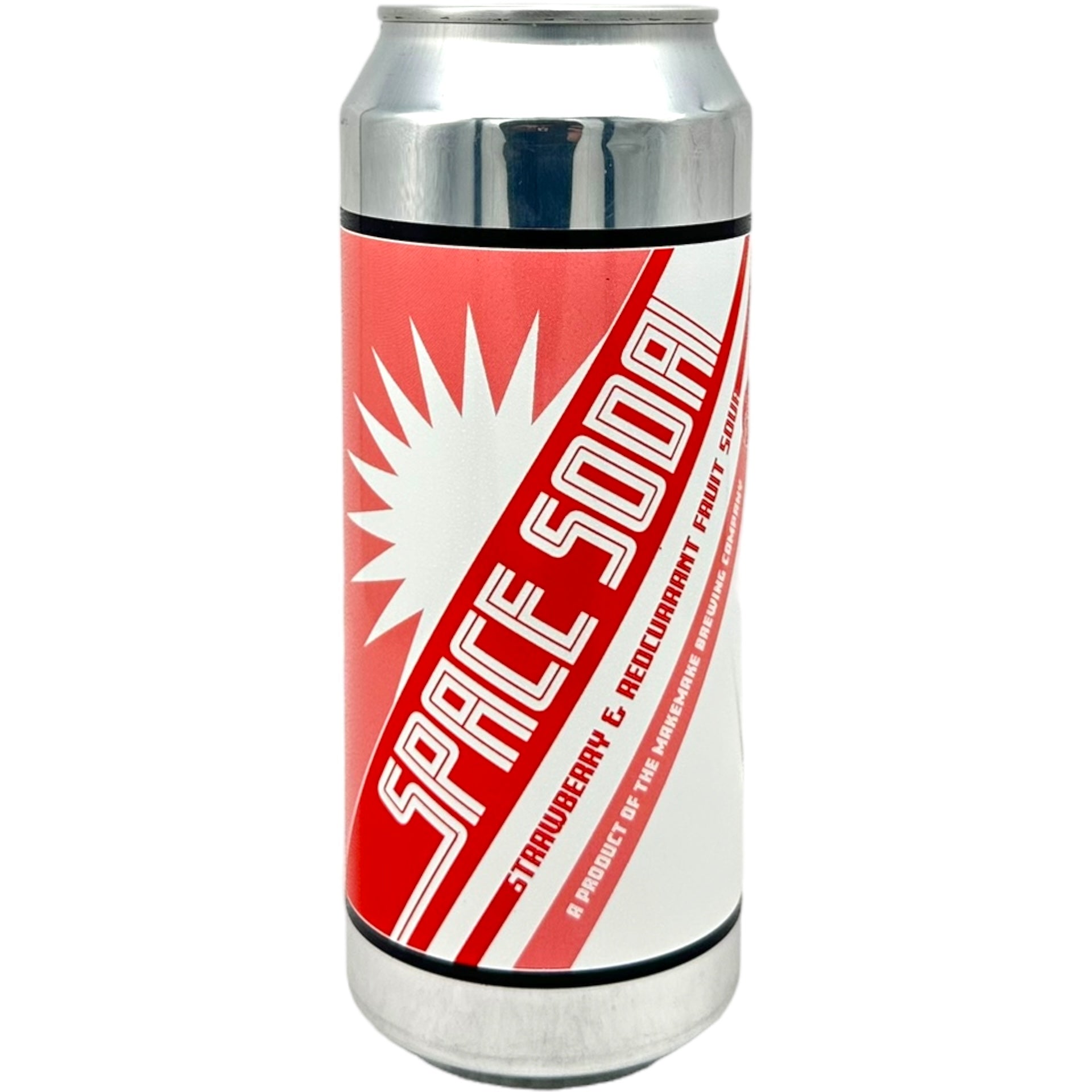 MakeMake Space Soda: Strawberry & Redcurrant by Makemake, beer label