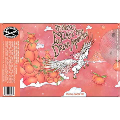 Pipeworks Escape From Dream Mountain by Pipeworks Brewing Co, beer label