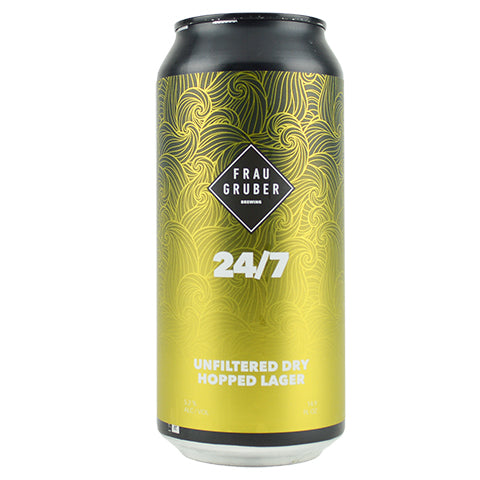 FrauGruber 24/7 Lager by FrauGruber Brewing, beer label