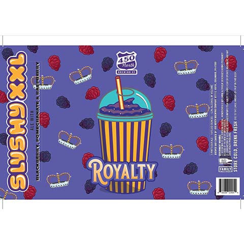 450 North Royalty Slushy XXL Ale by 450 North Brewing Company, beer label
