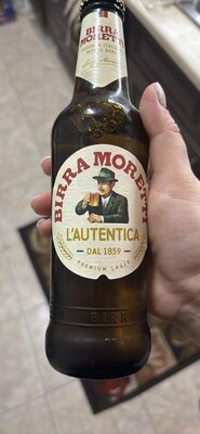 birra moretti Bere blondă premium pasteurizată by Birra Moretti, beer label