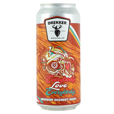 Drekker Everybody Love Everybody Rainbow Sherbet Sour by Drekker Brewing Company, beer label