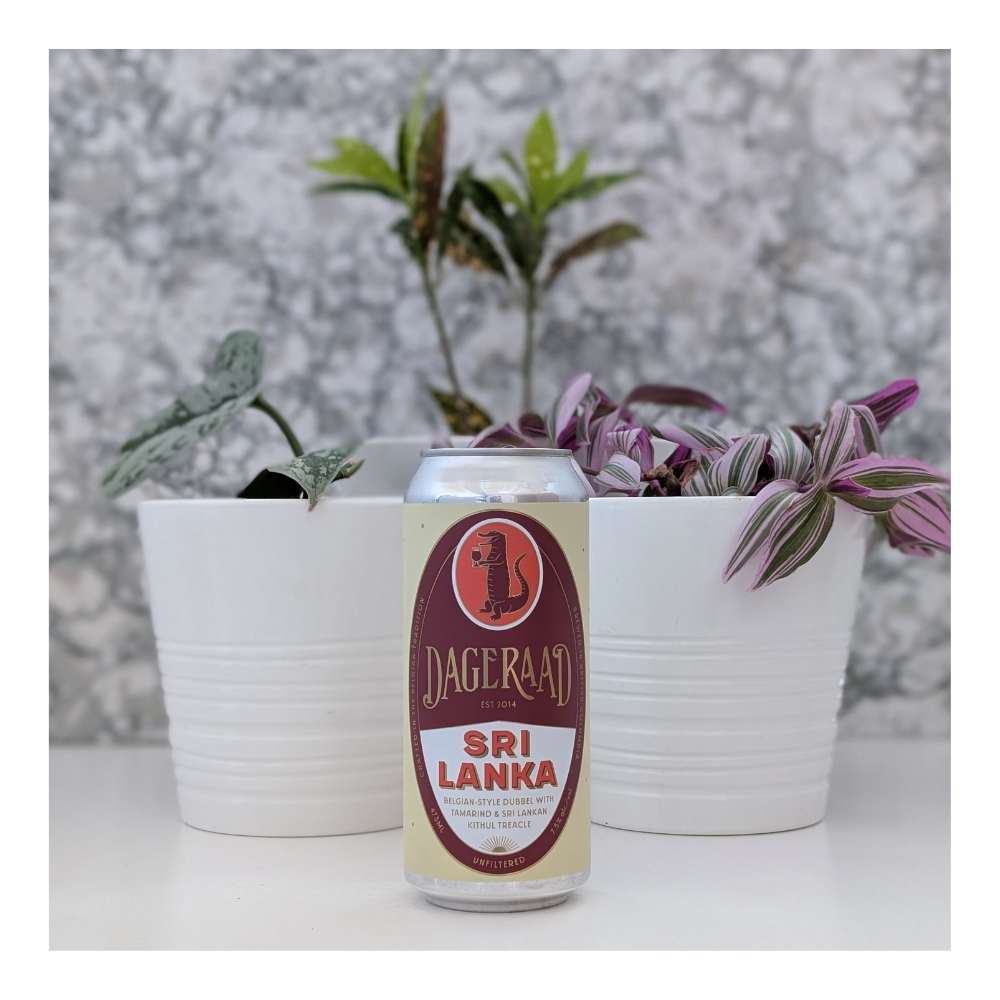 Sri Lanka Belgian Dubbel by Dageraad Brewing, beer label