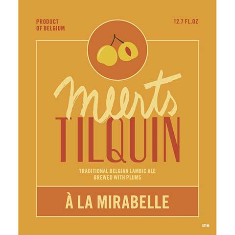 Twelve Percent Meerts Tilquin A La Mirabelle Belgian Lambic Ale by Twelve Percent Beer Project, beer label