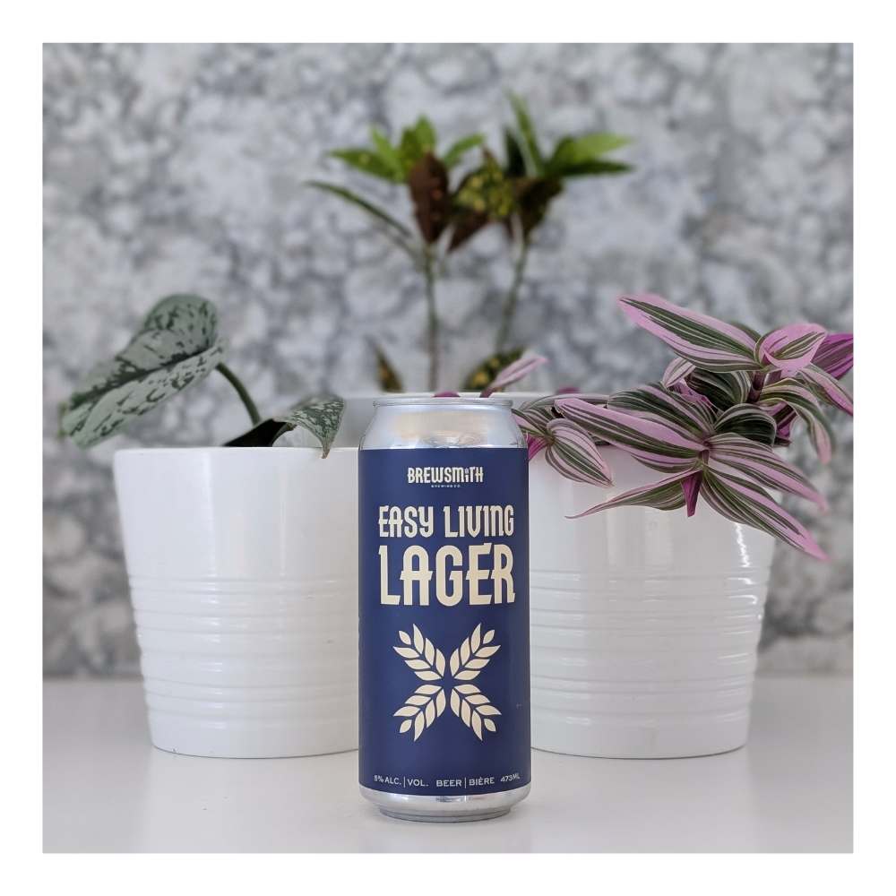 Easy Living Lager by Brewsmith Brewing Co., beer label