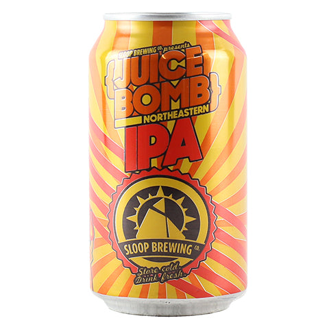 Sloop Juice Bomb IPA by Sloop Brewing, beer label