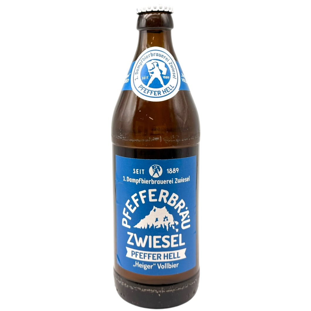 1. Dampfbierbrauerei Zwiesel Pfeffer Hell - Heiger Vollbier by 1. Dampfbierbrauerei Zwiesel, beer label