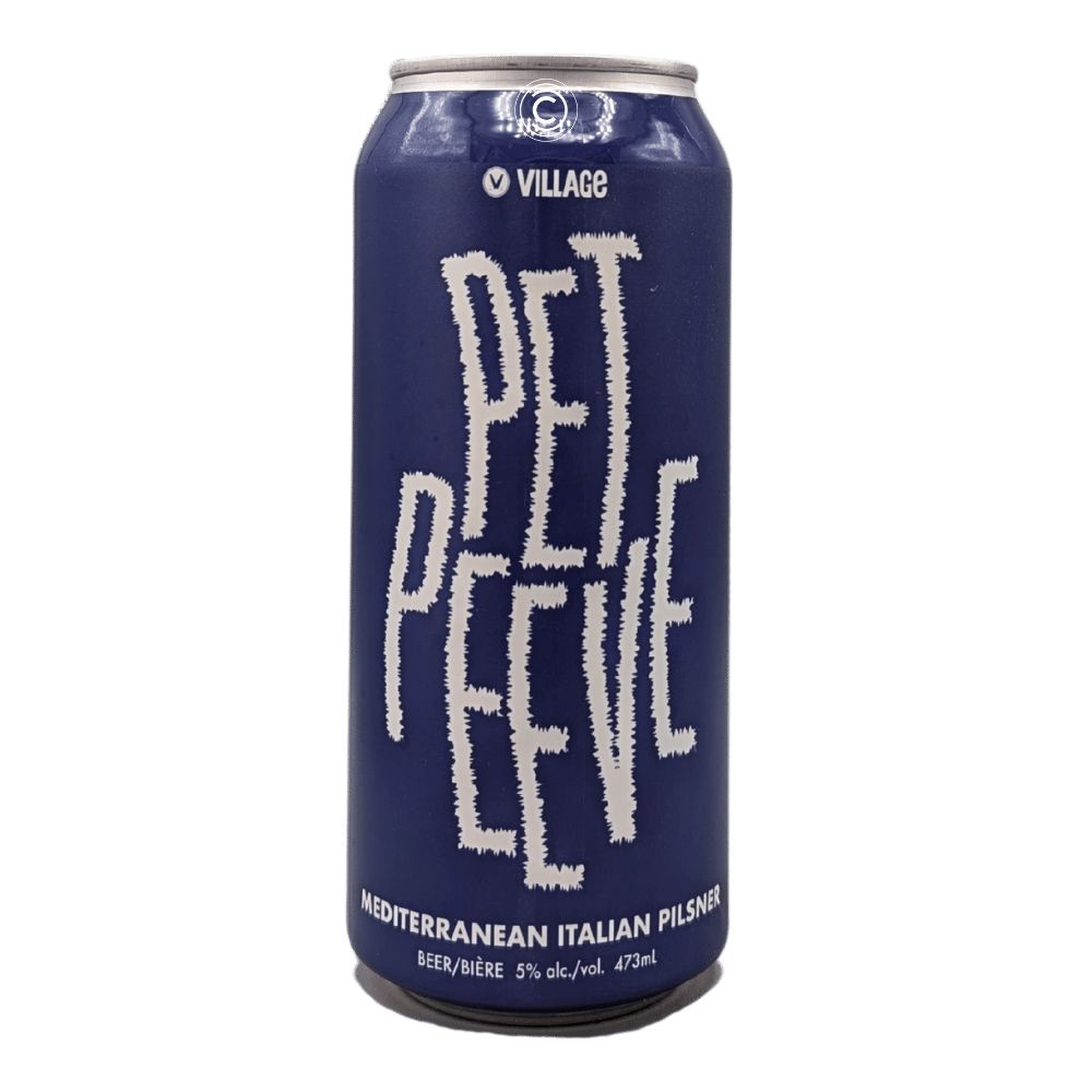 Pet Peeve Mediterranean Pilsner by Village Brewery, beer label