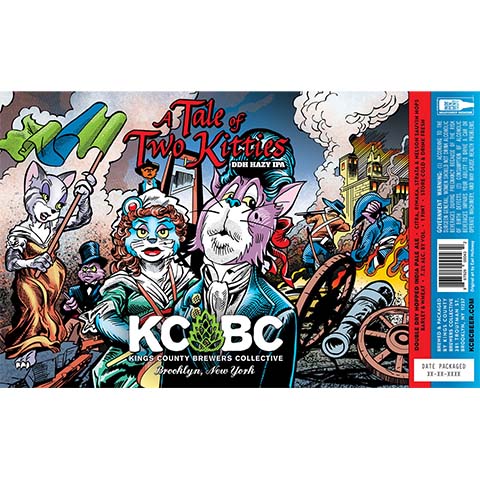 Kings County Brewers Collective A Tale Of Two Kitties Hazy IPA by Kings County Brewers Collective, beer label