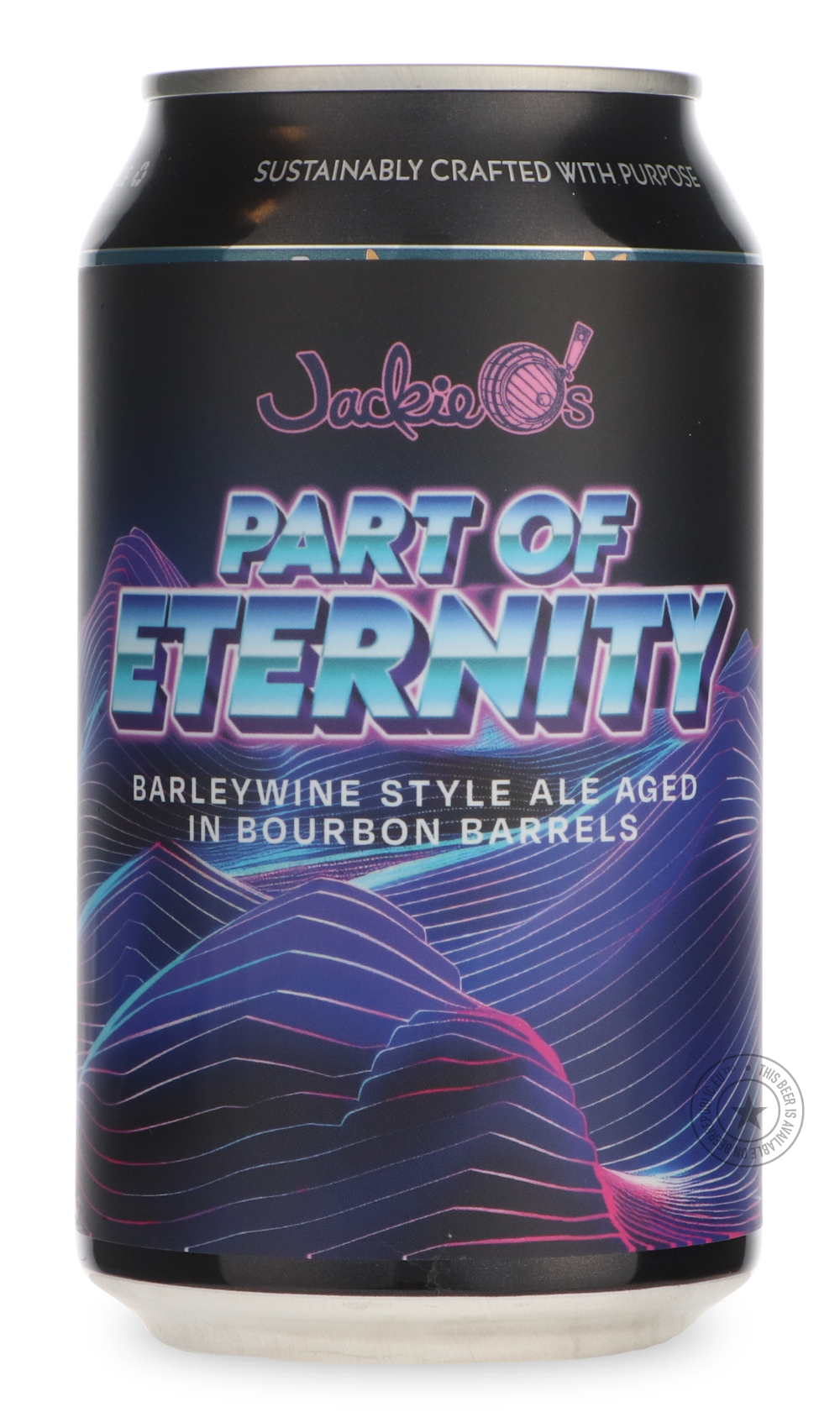 Part of Eternity by Jackie O's Brewery, beer label